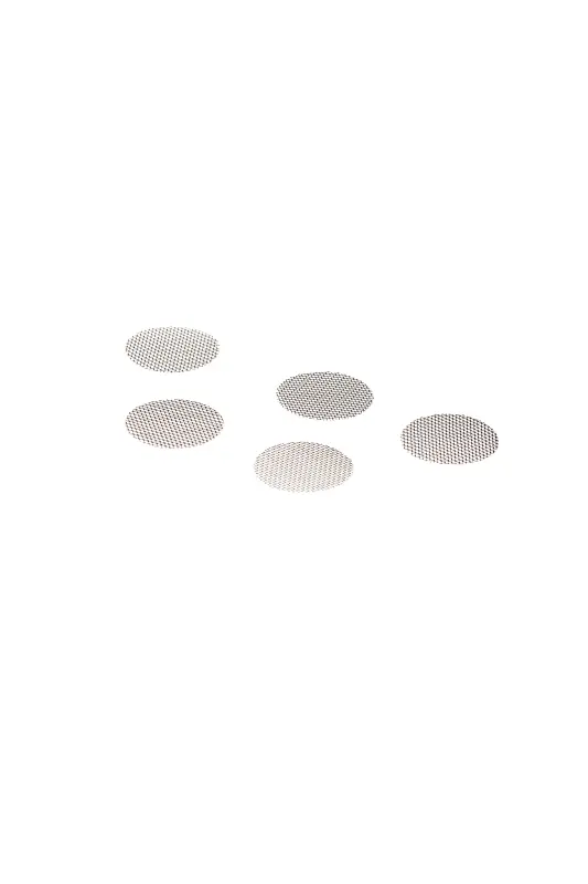 Steel sieve 5 pieces Ø 20mm red