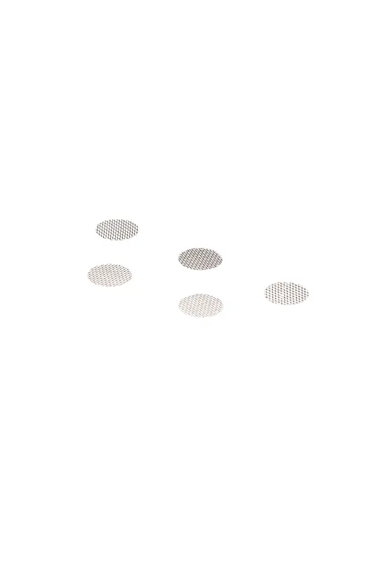 Steel insert sieve 5 pieces Ø 12.5mm yellow