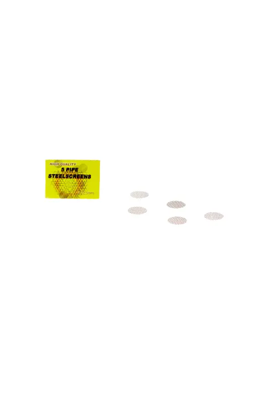 Steel insert sieve 5 pieces Ø 12.5mm yellow