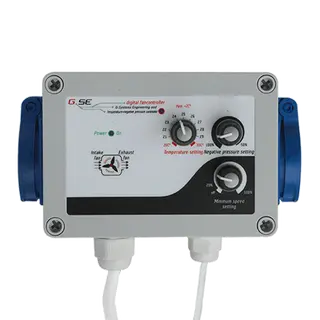 GSE FANCONTROLLER Temperatur Unterdruck min. Speed