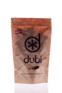 dubi Aktivkohlefilter 420 Stück Ø 7 mm