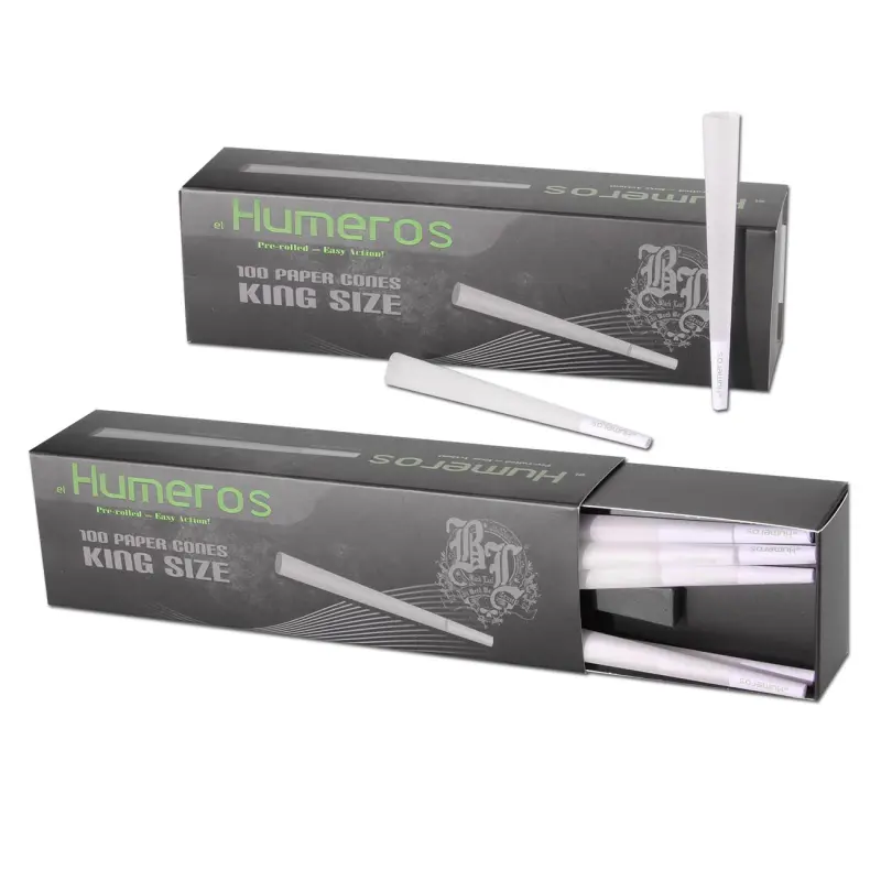 Black Leaf Cones Humeros King Size 100 Stück
