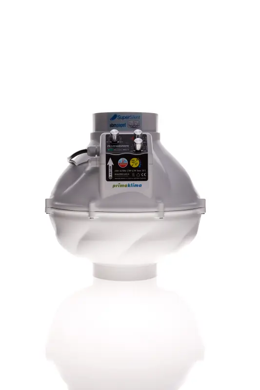 RVK 125 mm Prima Klima EC Whisperblower Drehzahlregler + Thermostat 800 m³-h