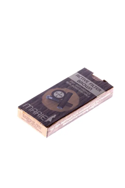 Marie Aktivkohlefilter 10 Stück Ø 6 mm Brown