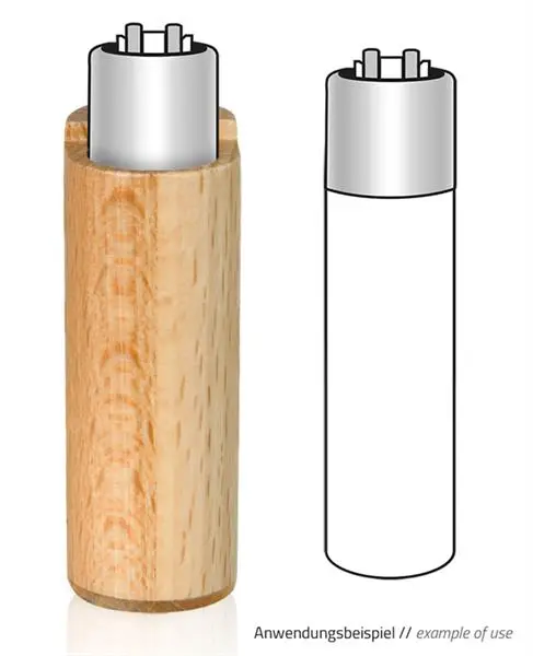 Beech wood case for Clipper lighters