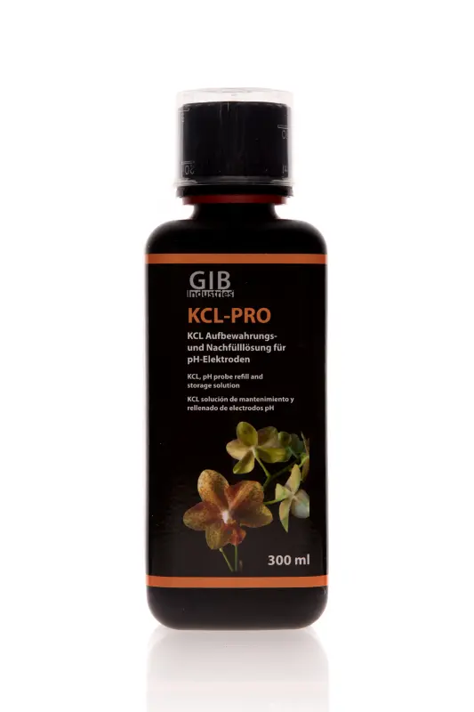 KCL Flüssigkeit 300 ml Aufbewahrungslösung GIB...