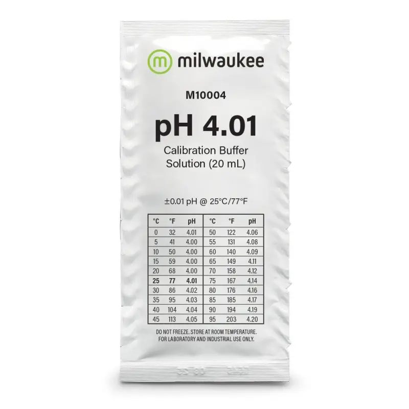 Milwaukee Eichflüssigkeit pH 4,01 20 ml