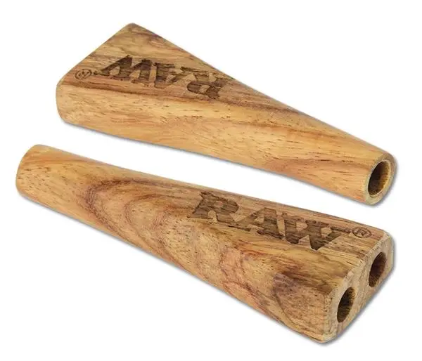 RAW cigarette holder Double Barrel Cig Holder Wooden