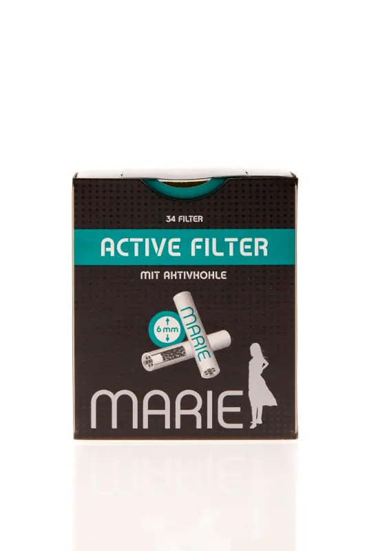 Marie Aktivkohlefilter 34 Stück Ø 6 mm