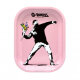 G-Rollz Rolling Tray Flower Thrower Pink 14x18cm