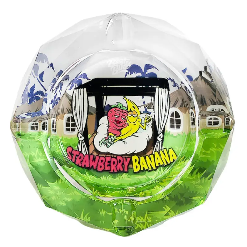 Aschenbecher Glas Best Buds - Strawberry Banana