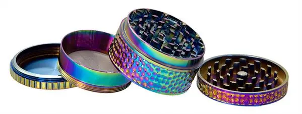 Metal grinder 4 parts Ø 65 mm "Rainbow"