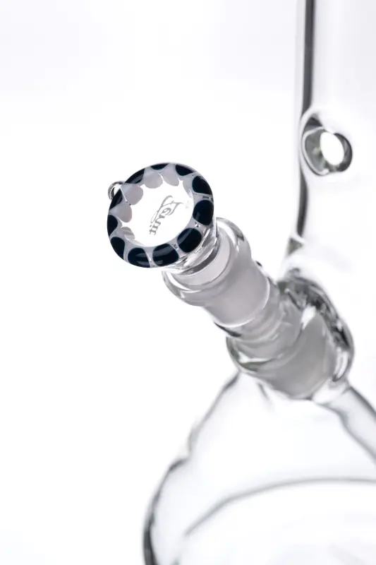 Zenit Bong Beaker MC Rasta 5mm mit Kickloch, Hut Rasta...