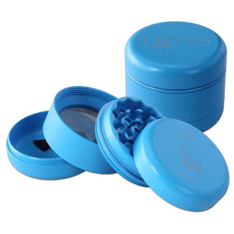 Alumühle Black Leaf Lotus hellblau 4-tlg....