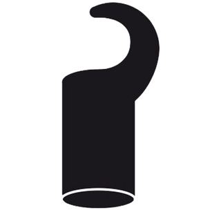 Homebox Plastikhaken kurz Ø 16mm 4 Stück