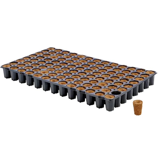 Eazy Plug cutting blocks round tray with 104 pieces