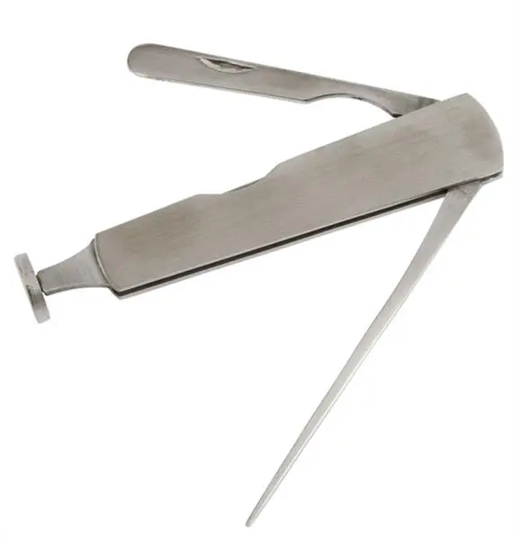 Pipe cutlery chrome silver