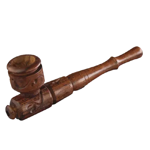 Holzpfeife mit Schraubkopf, 13 cm