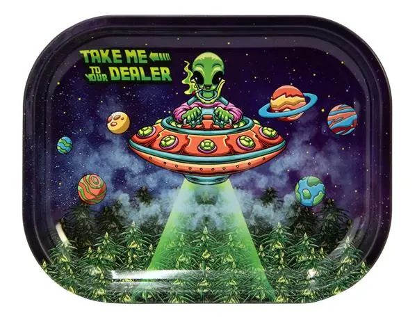 Rotating Tray - Rolling Tray "Dealer Alien"