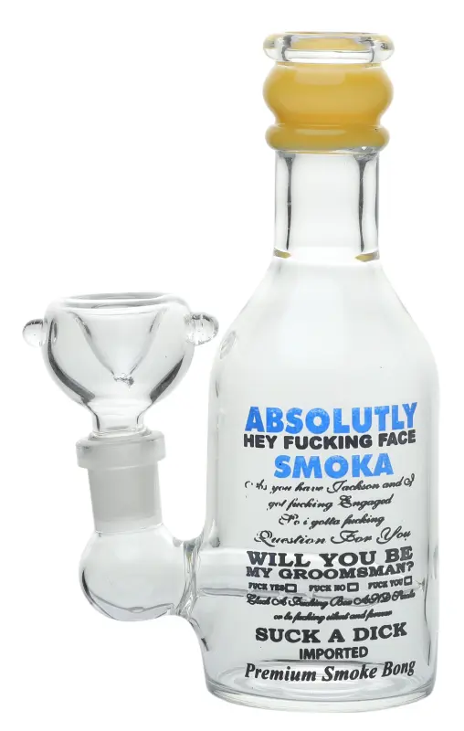 Glasbong, Absolute Wodka, 16cm