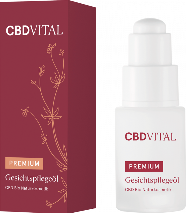 CBD VITAL PREMIUM CBD Bio Kosmetik Gesichtspflegeöl 20ml