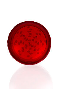 Acryl Mühle 2-teilig rot Ø 57 mm