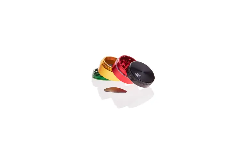 Alumühle Black Leaf 4-teilig Rasta Ø 39 mm