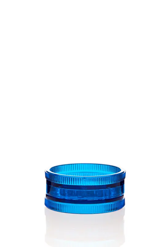 Acryl Mühle 2-teilig blau Ø 57 mm