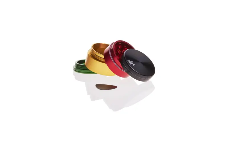Alumühle Black Leaf 4-teilig Rasta Ø 49 mm