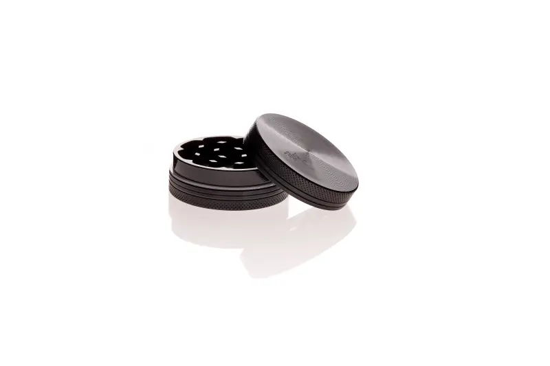 Alumühle Black Leaf 2-teilig Ø 50 mm schwarz