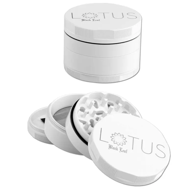 Alumühle Black Leaf Lotus 4-teilig Ø 63 mm...