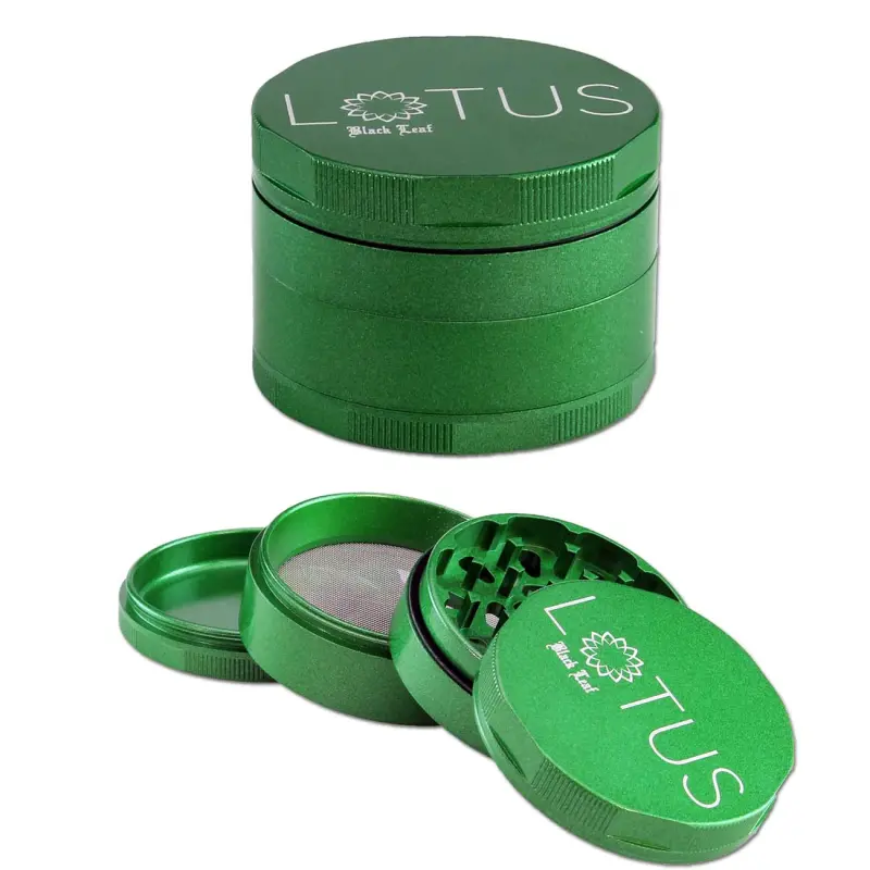 Alumühle Black Leaf Lotus 4-teilig Ø 63 mm...