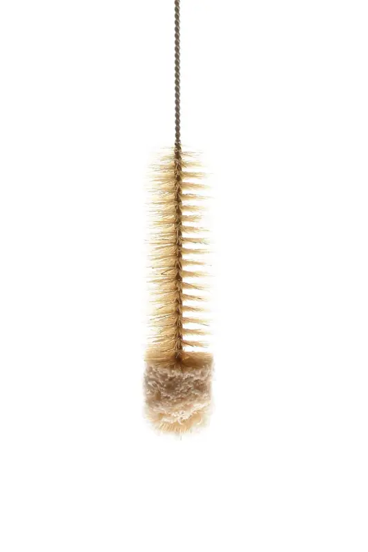 Bürste mittel lang weißer Kopf L=60cm