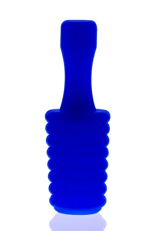 Rubber stopper handle 14.5 blue