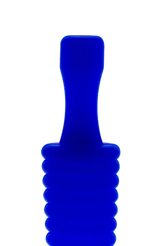 Rubber stopper handle 14.5 blue